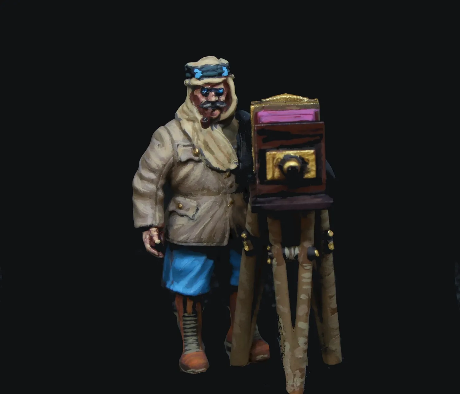 Des Tranchées aux Barricades Gouraud état-major figurines résine 28mm