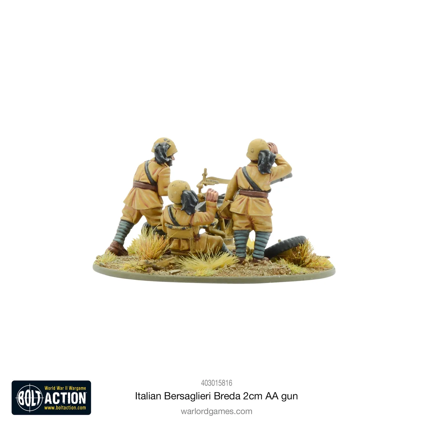 Bolt Action Bersaglieri Breda 2cm canon antiaérien italien