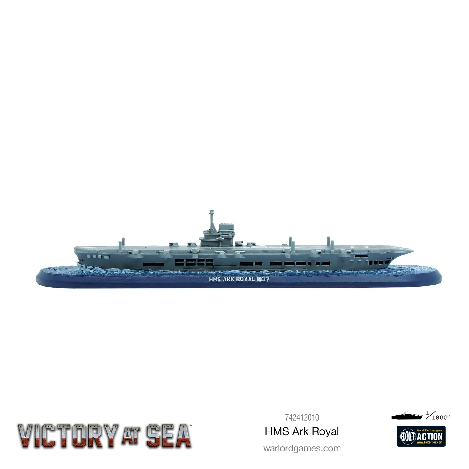 Victory at Sea HMS Ark Royal porte-avions résine Royal Navy