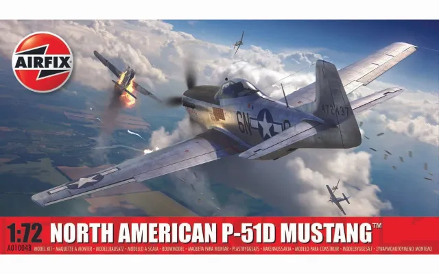 Bolt Action North American P-51D Mustang maquette avion plastique