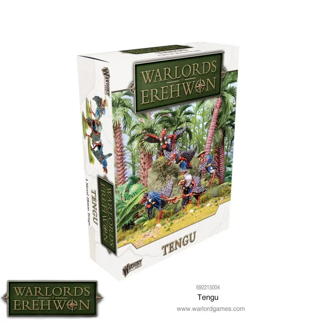 Warlords of Erehwon Tengu figurines métal x5 volantes