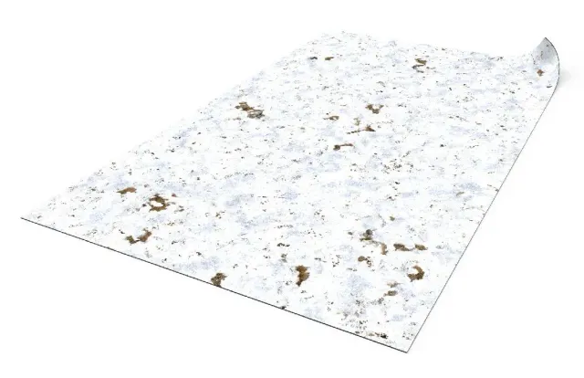 Bolt Action Tundra tapis de jeu 183x122cm neige