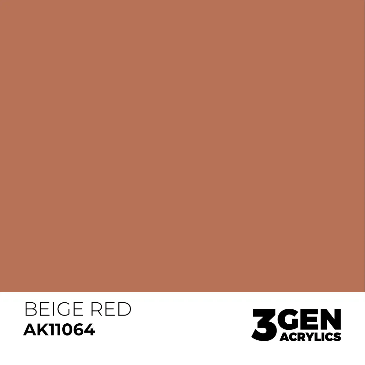 AK Interactive Beige Red 17ml peinture acrylique 3Gen
