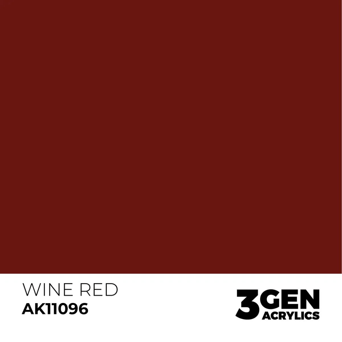 AK Interactive 3Gen Wine Red peinture acrylique 17 ml rouge