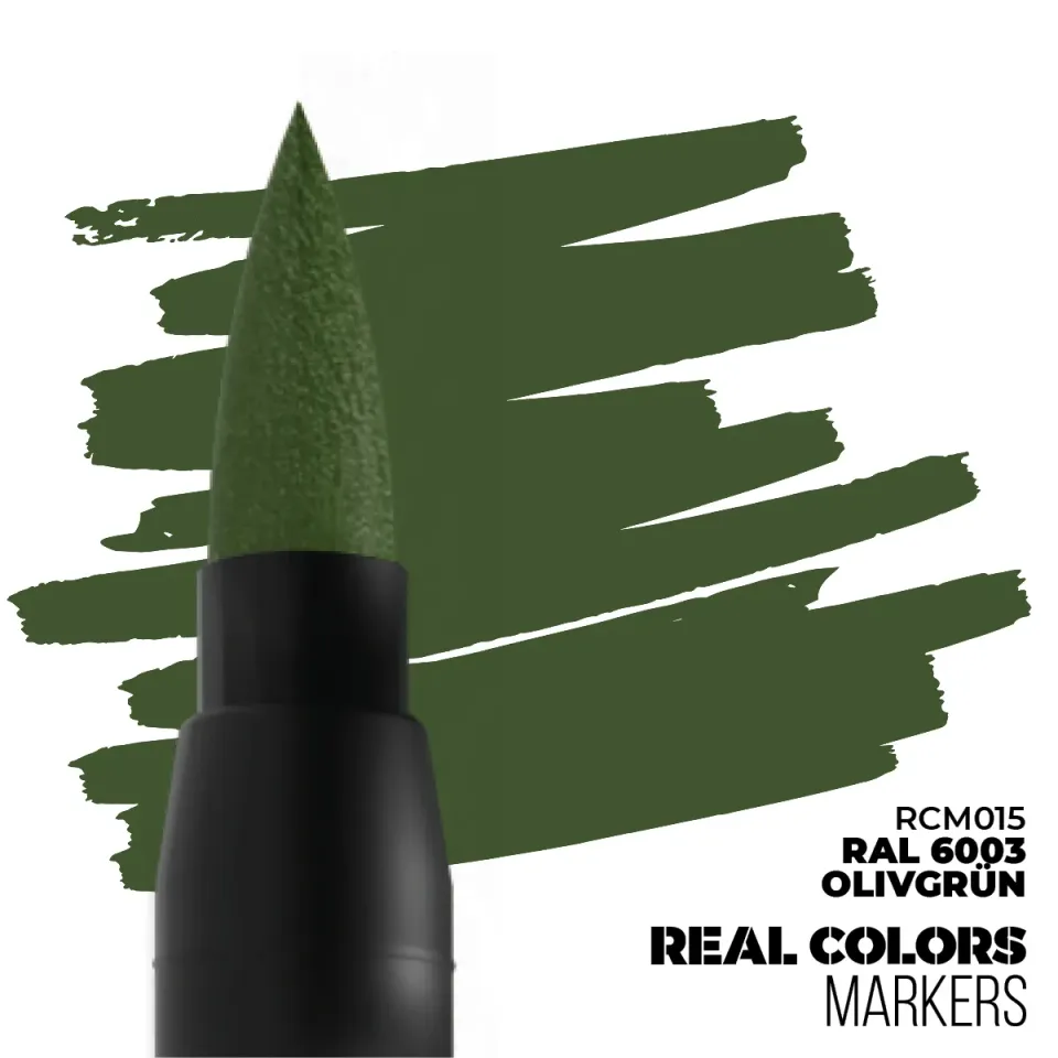 Des Tranchées aux Barricades Marqueur acrylique VERT OLIVE RAL 6003 peinture