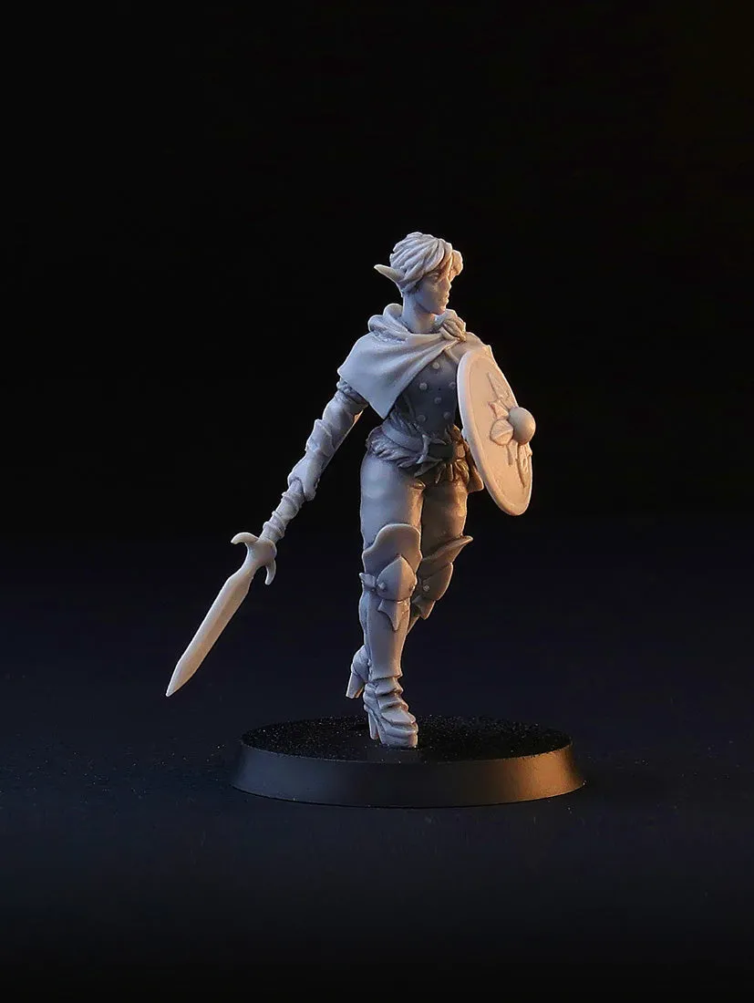 Brother Vinni Wood Elf figurine résine 28mm elfe forêt