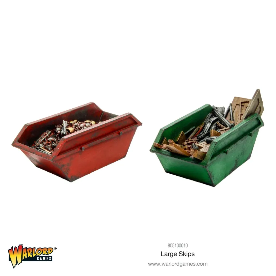 Bolt Action Large Skips décor de terrain résine