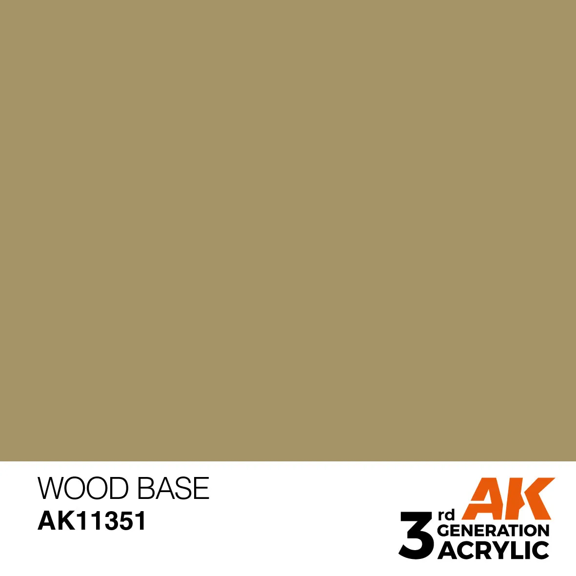 AK Interactive 3Gen Wood Base peinture acrylique 17ml marron