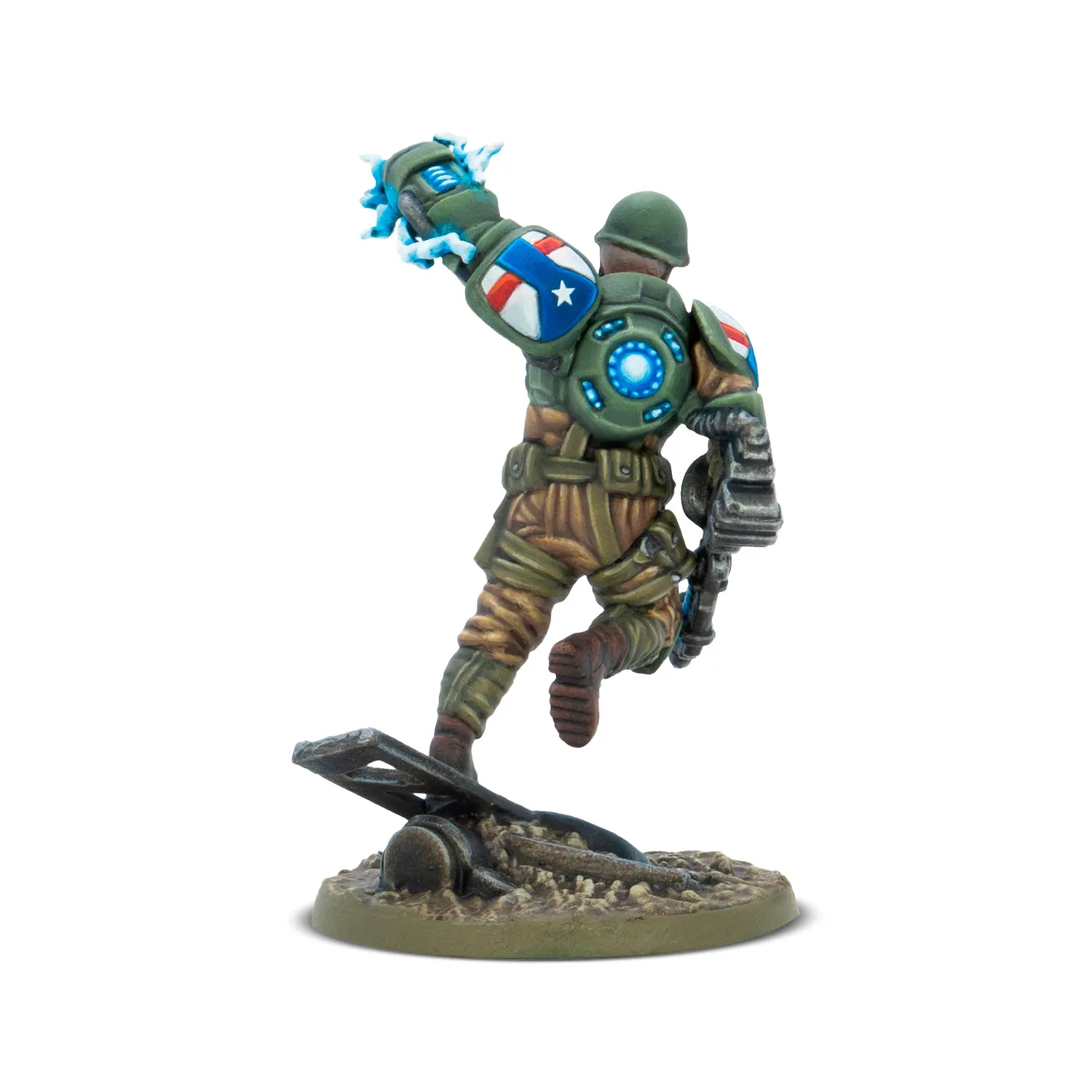 Bolt Action Konflikt'47 Slammer Samuels figurine plastique Paragon
