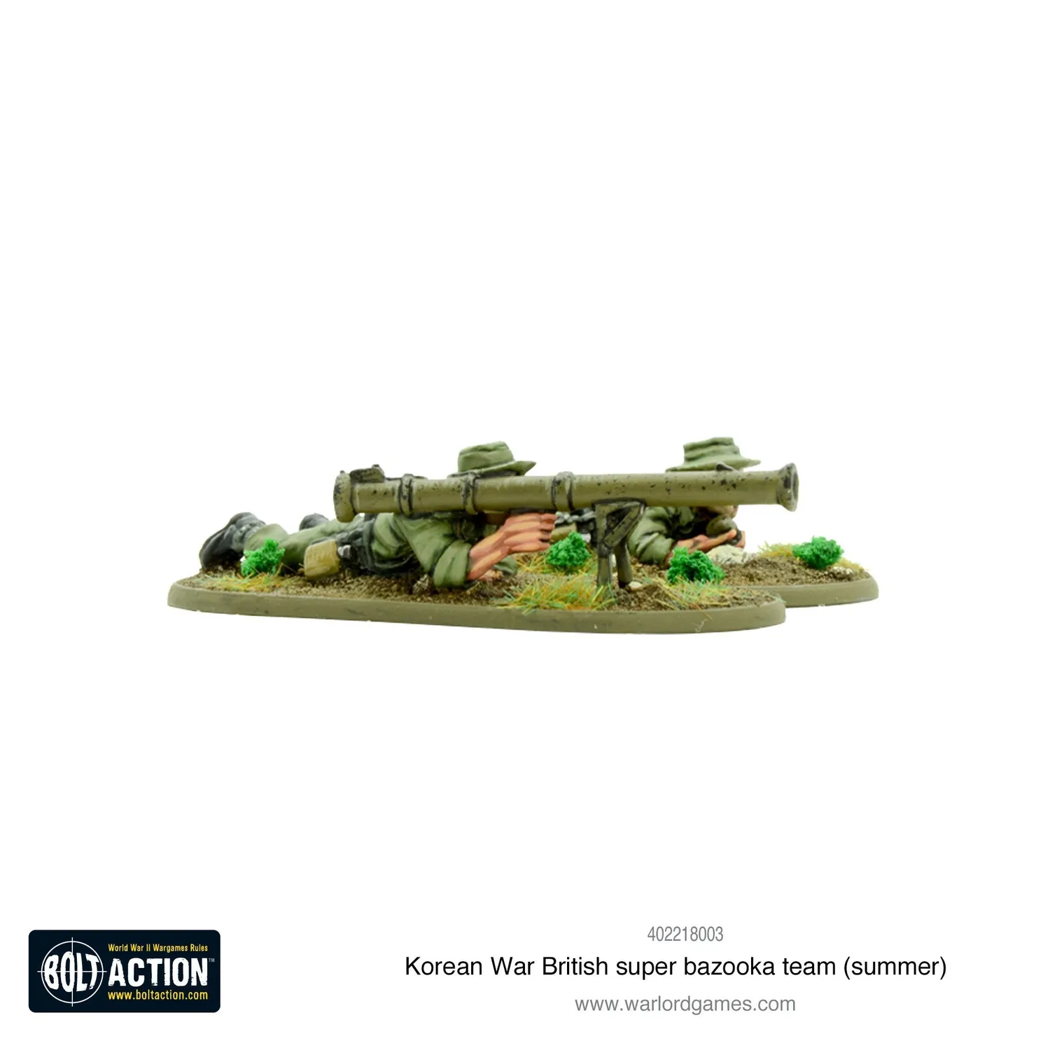 Bolt Action Korean War British Super Bazooka Team équipe antichar été