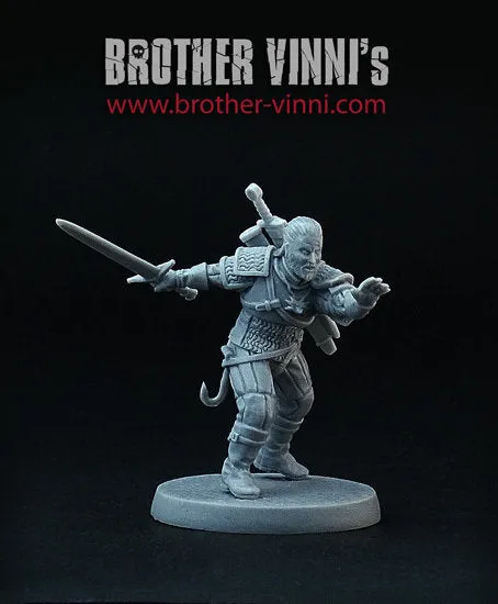 Brother Vinni Monster Hunter figurine résine 28mm