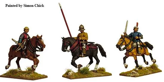 Perry Miniatures Wars Roses Light Cavalry figurines x12