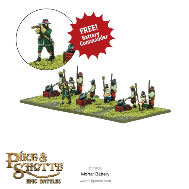 Bolt Action Pike & Shotte Epic Battles Mortar Battery mortiers