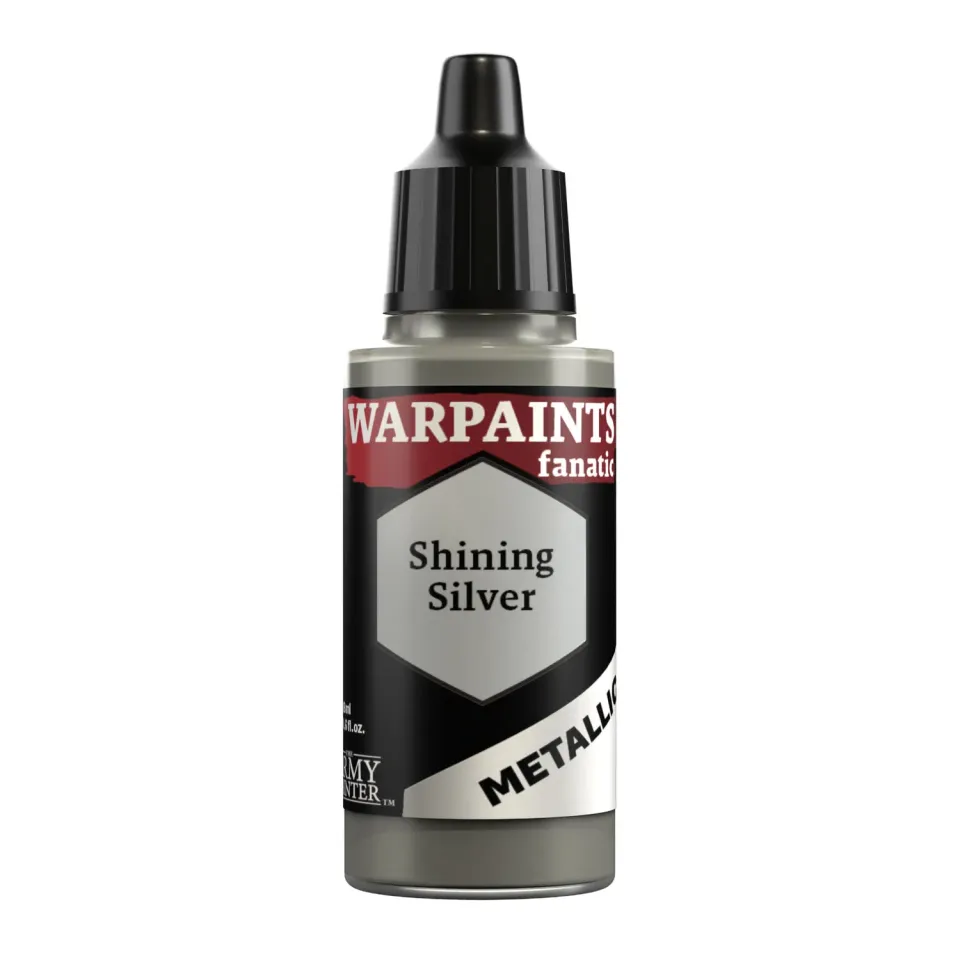 Army Painter Warpaints Fanatic Shining Silver peinture 18 ml