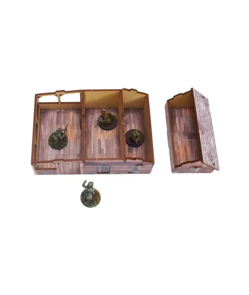Micro Art Studio Ostfront Fabrique décor 28mm prépeint