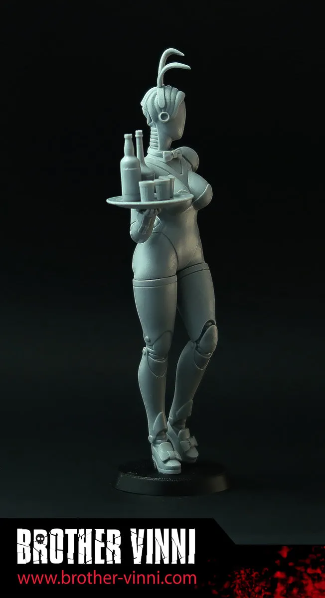 BROTHER VINNI Robot Bunny Girl figurine 90 mm résine détails