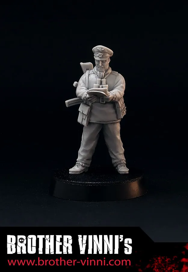 Brother Vinni World War 2 German Officer figurine 28 mm résine