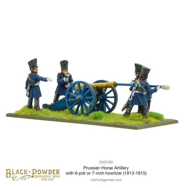 Bolt Action Black Powder artillerie à cheval prussienne 6-pdr figurines métal