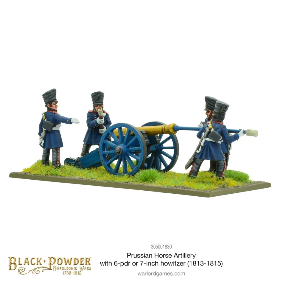 Bolt Action Black Powder artillerie à cheval prussienne 6-pdr figurines métal