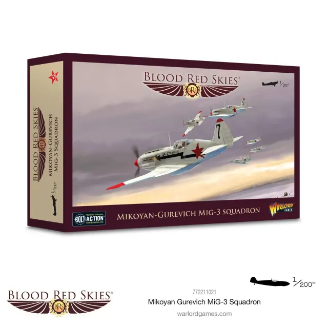 Warlord Games Blood Red Skies MiG-3 Squadron escadrille