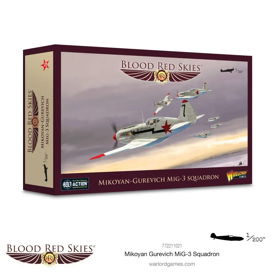Warlord Games Blood Red Skies MiG-3 Squadron escadrille