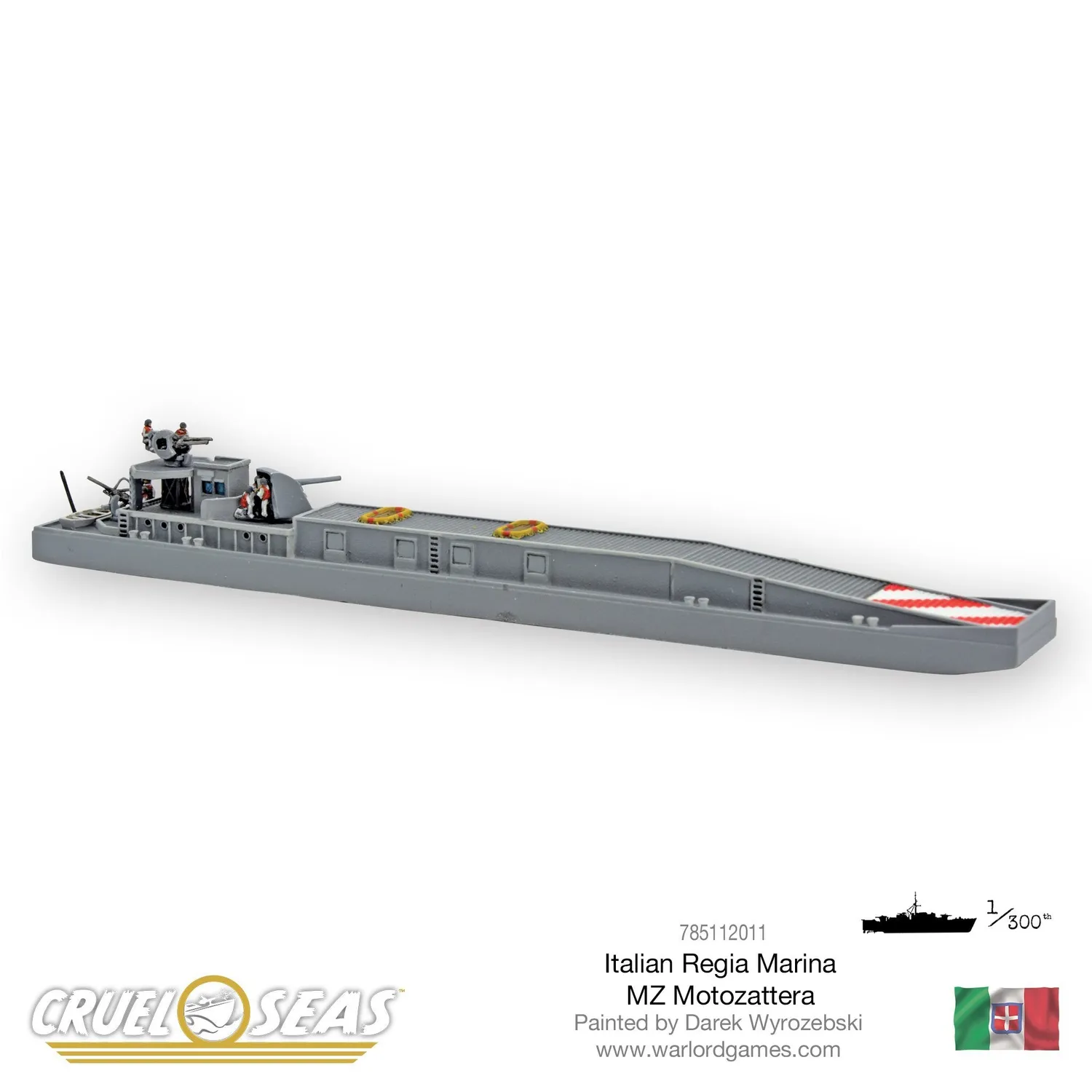 Bolt Action Italian MZ Motozattera péniche 239 tonnes