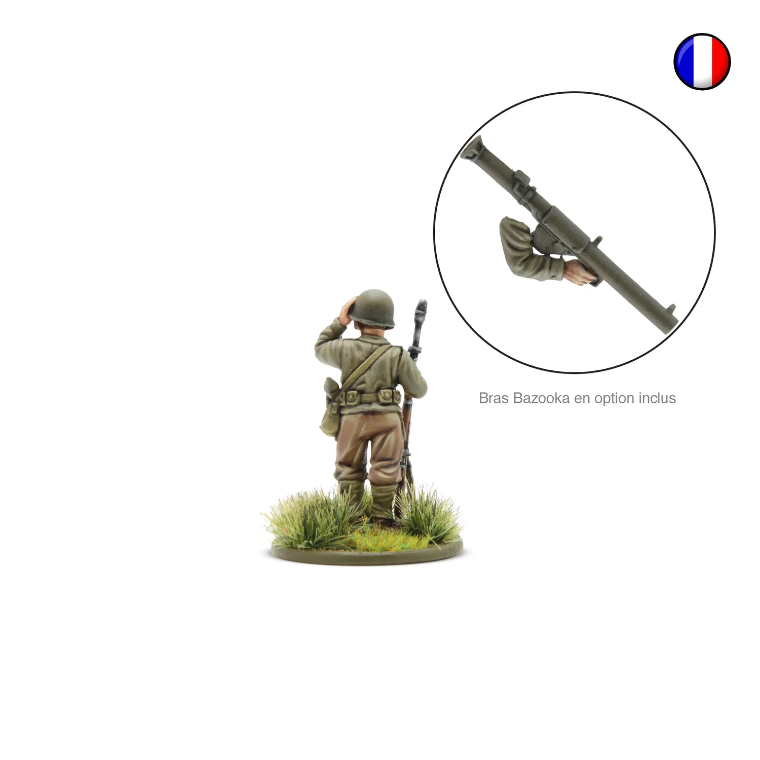 Bolt Action Third Edition Rulebook livre de règles français avec figurine