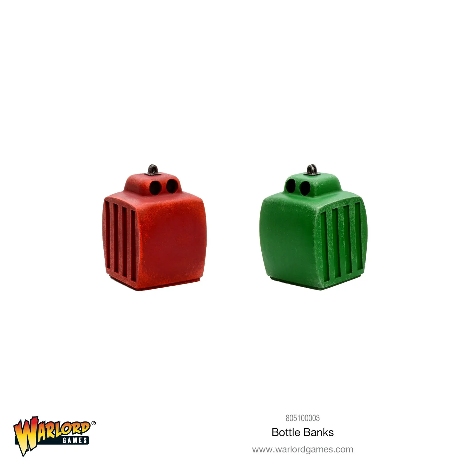Bolt Action Terrain Judge Dredd Bottle Banks décor résine 2 pièces