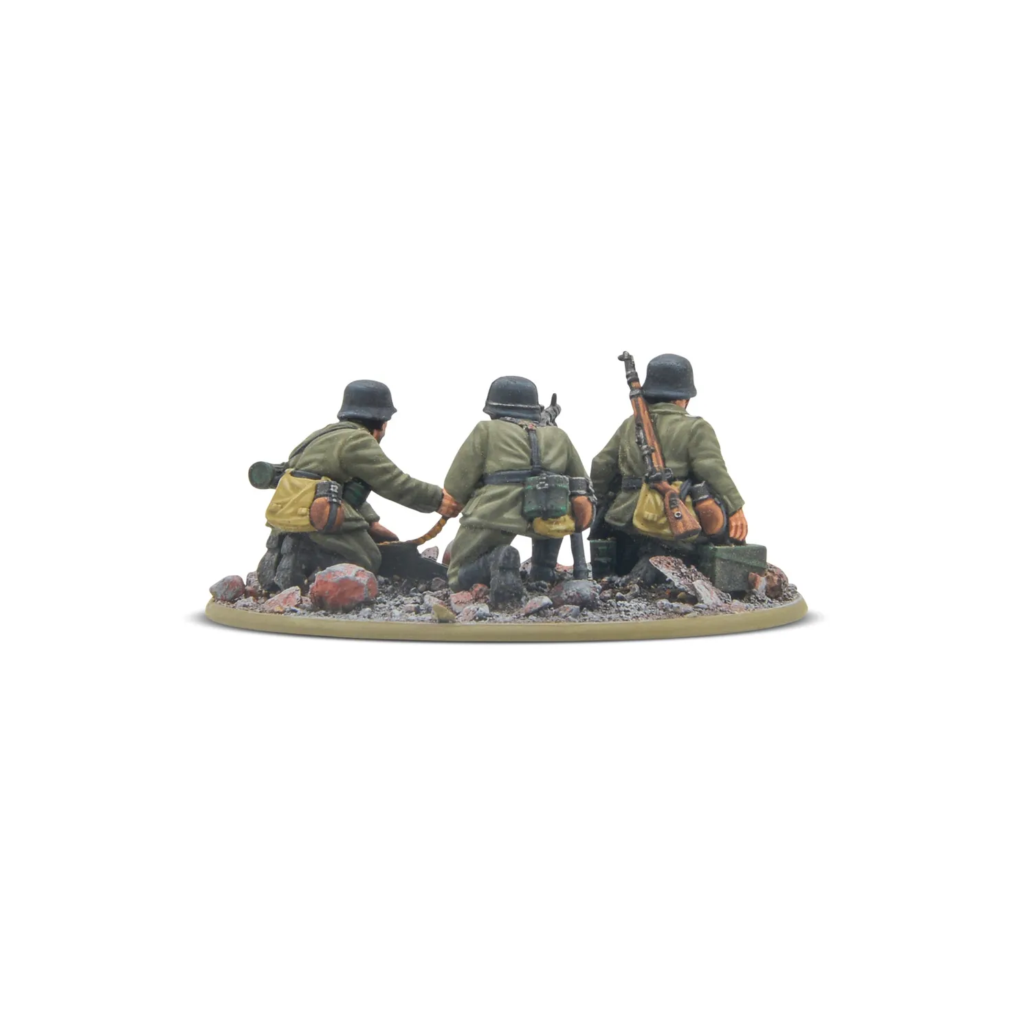 Bolt Action German Veteran Infantry MMG Team figurines métal 4 pièces