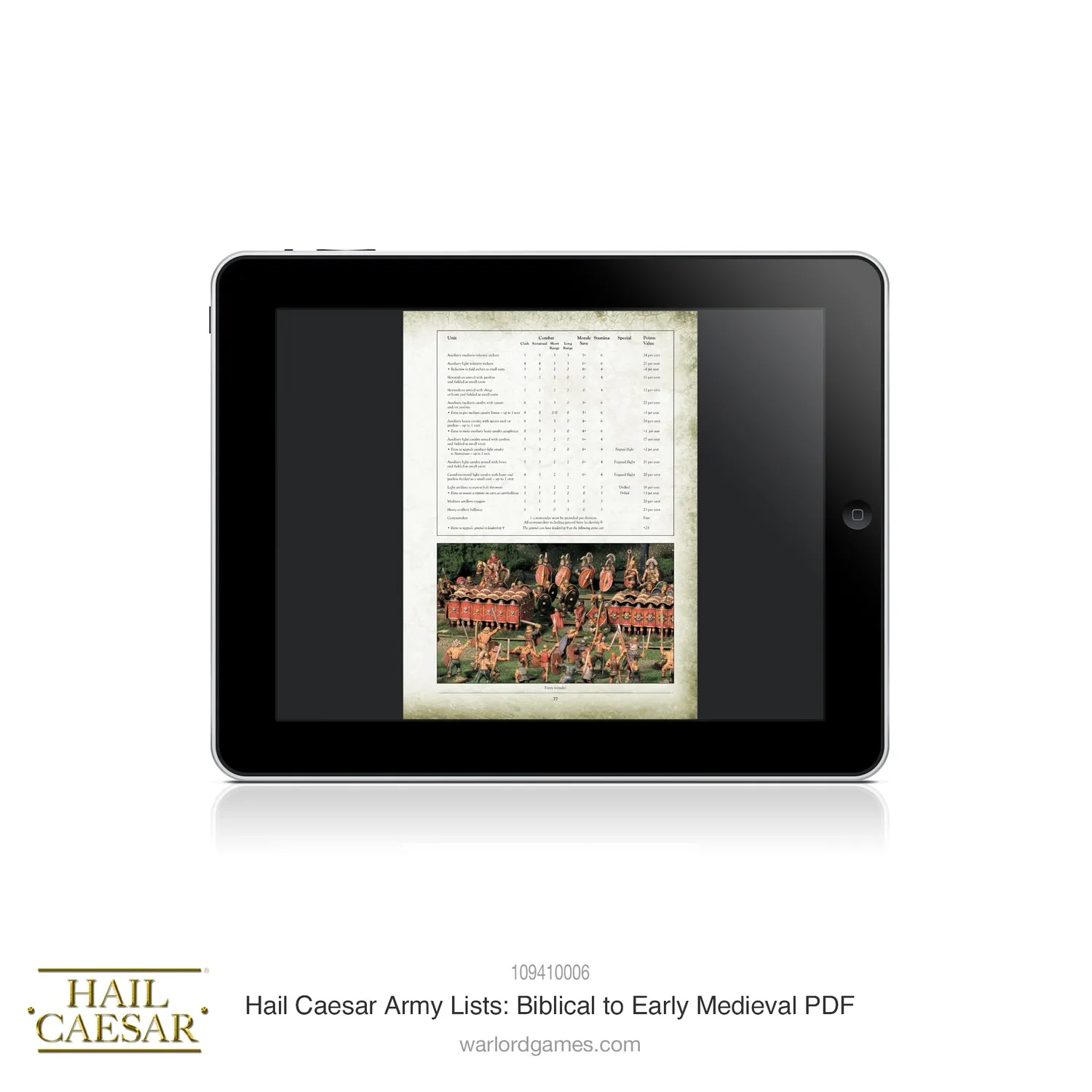 Bolt Action Hail Caesar Digital Army Lists Biblical to Early Medieval PDF