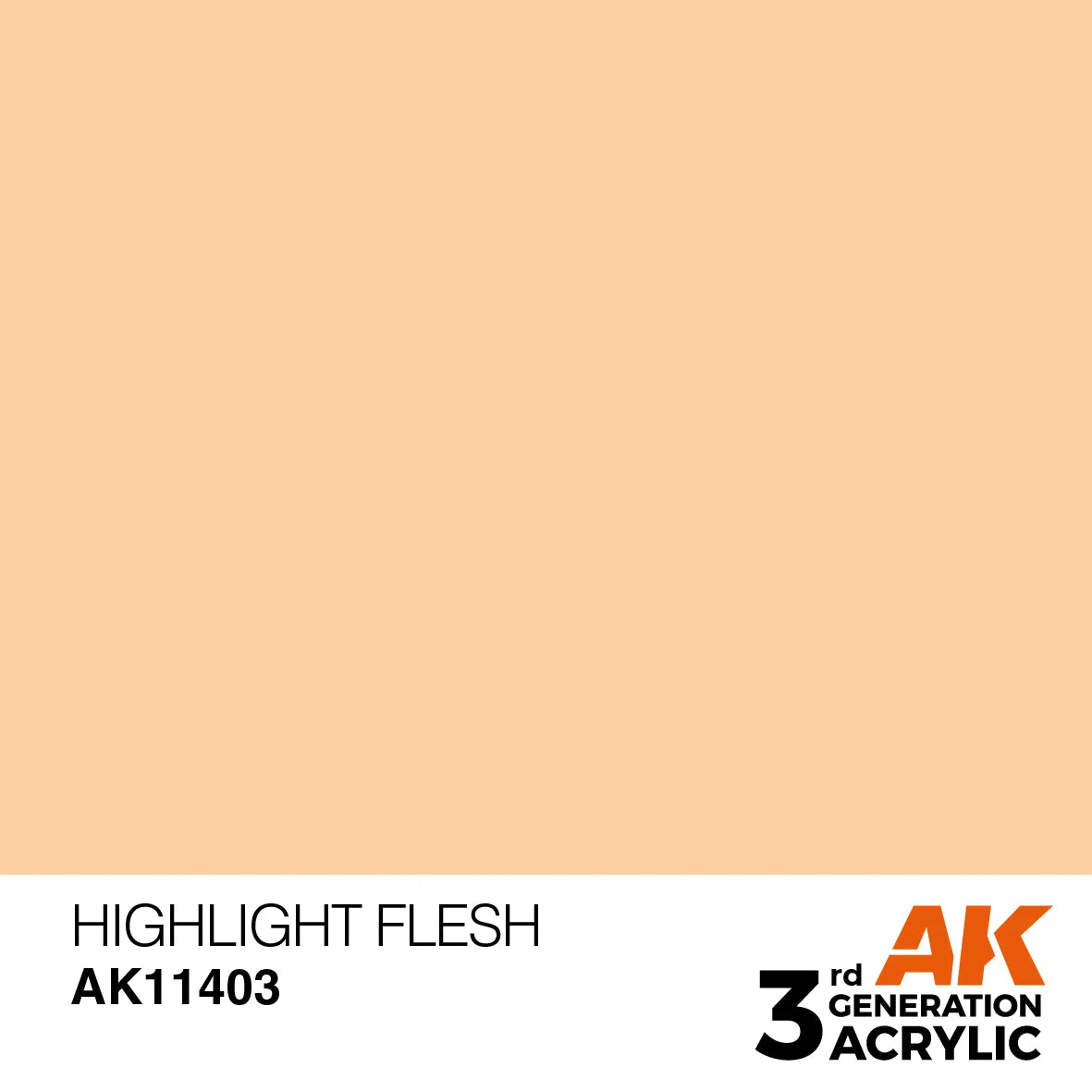 AK Interactive 3Gen Acrylic Highlight Flesh peinture acrylique 17 ml chair