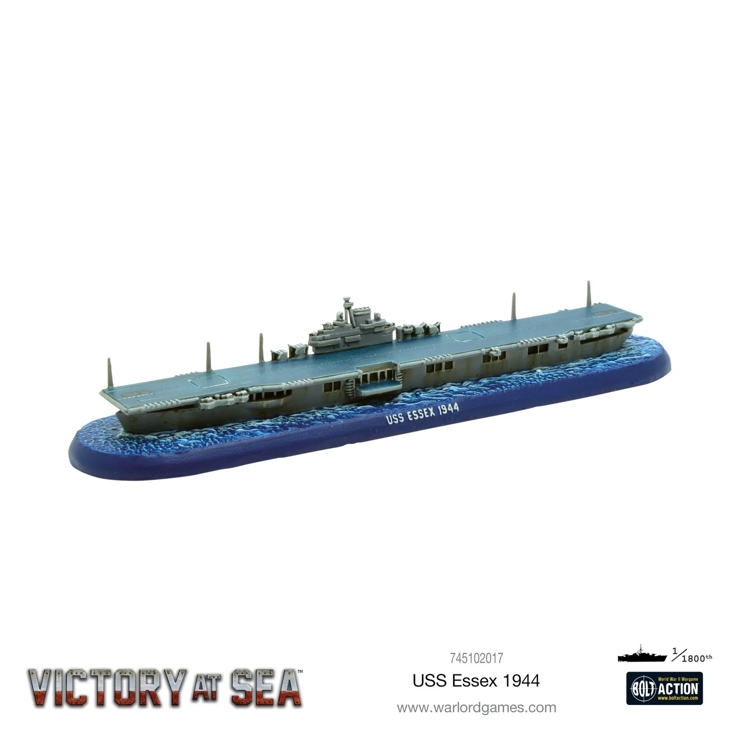 Bolt Action Victory at Sea USS Essex porte-avions