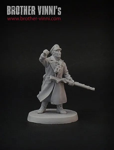 Brother Vinni ww2 German Officer figurine résine 28 mm