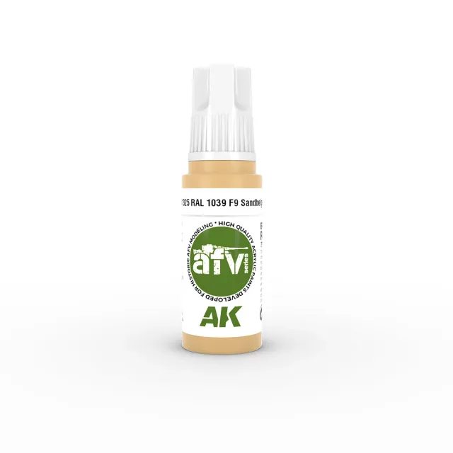 AK Interactive 3Gen RAL 1039 F9 Sandbeige peinture 17ml