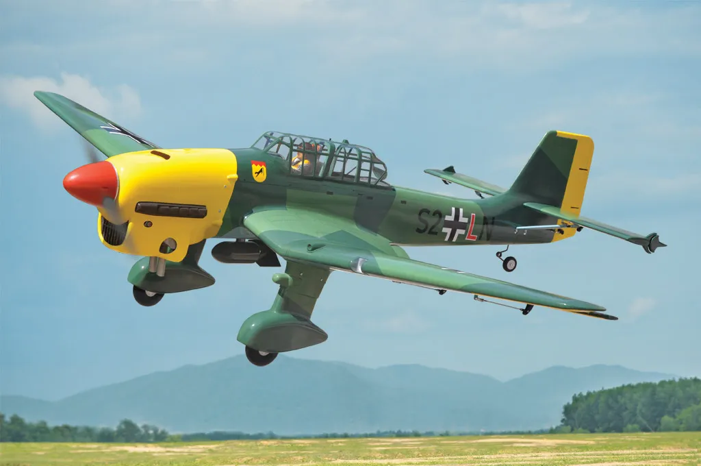 Black Horse Model BH169 Junkers Ju 87 Stuka avion RC 60cc ARF