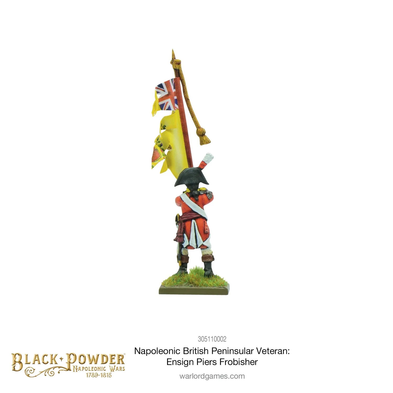 Warlord Games Peninsular Veteran Ensign Piers Frobisher figurine