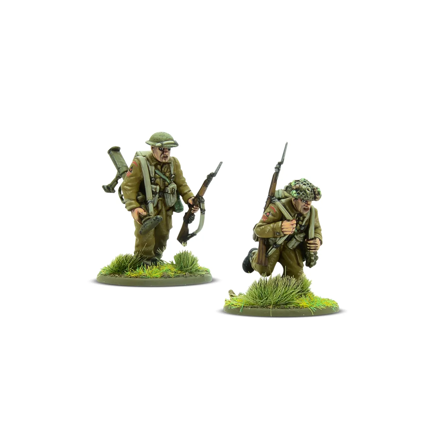 Bolt Action British & Canadian Recce Infantry Platoon figurines + Kangaroo
