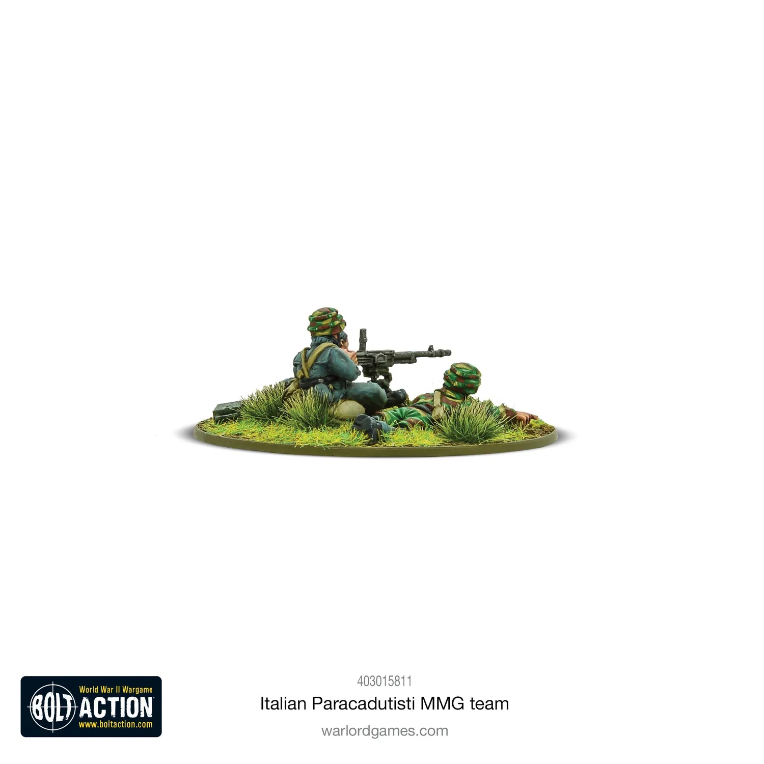 Bolt Action Italian Paracadutisti MMG team figurines métal