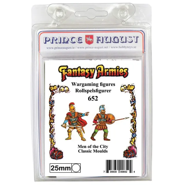 Prince August Fantasy Men of the City PA652 moule 25 mm x2 caoutchouc