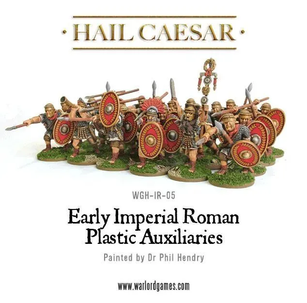 Bolt Action Hail Caesar Early Imperial Romans Auxiliaries Boxed Set figurines 20 plastique et métal