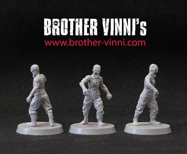 Brother Vinni WWII Japanese Zombies figurine résine 28mm lot de 4