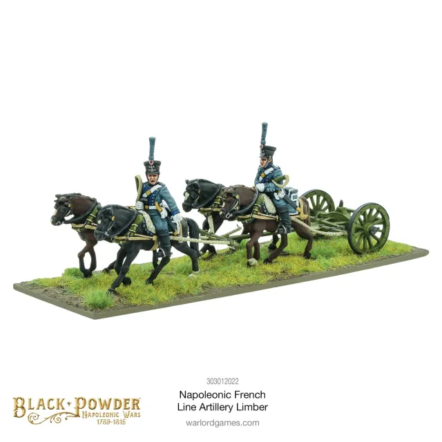Bolt Action Black Powder Limber artillerie ligne française