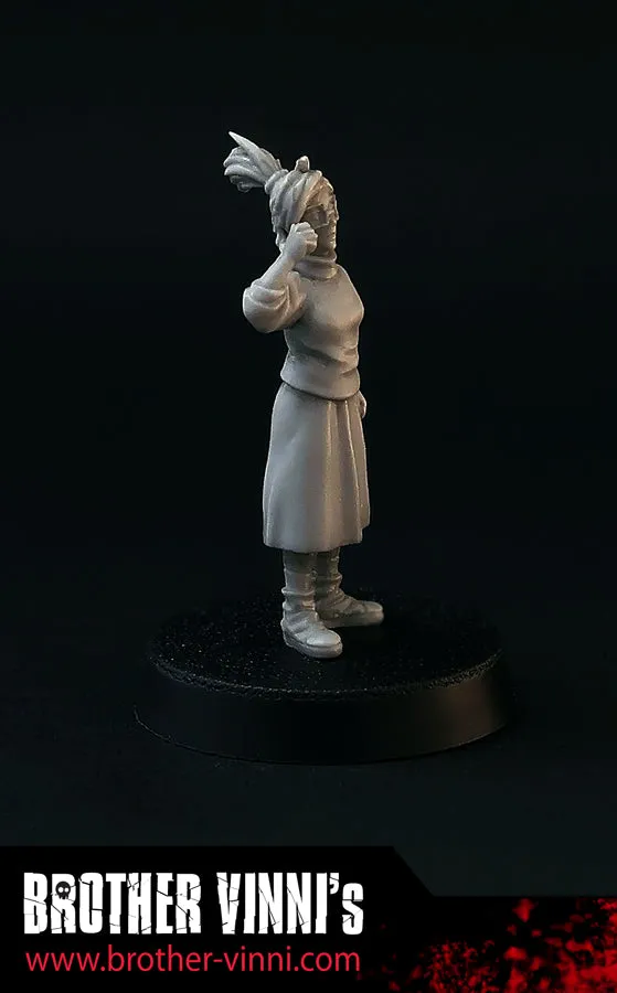 BROTHER VINNI Nerdy Girl figurine résine 28 mm non peinte