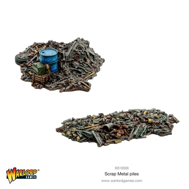 Warlord Games Judge Dredd Scrap Metal Piles décor résine