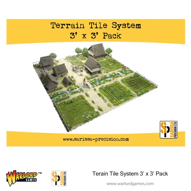 Bolt Action Terrain Tile System Pack plateau terrain MDF 3 x 3 pieds modulable