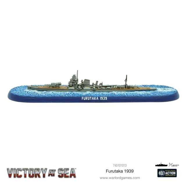Bolt Action Victory at Sea Furutaka 1939 croiseur lourd en résine