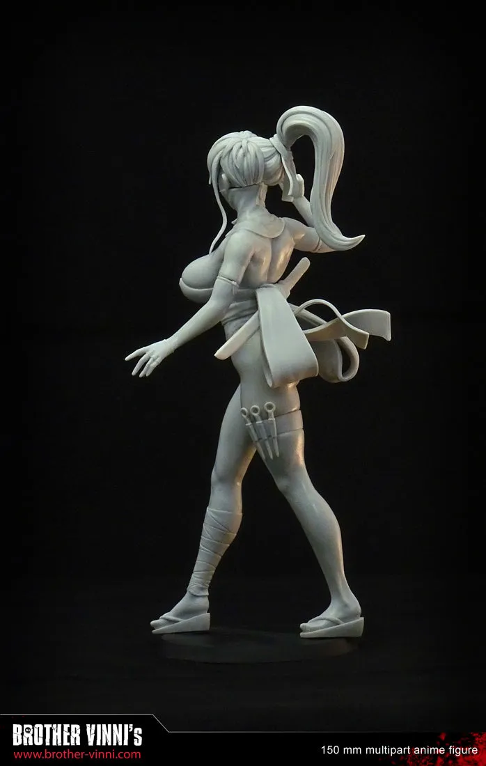 Brother Vinni Minory Anime Ninja Girl figurine 15 cm résine