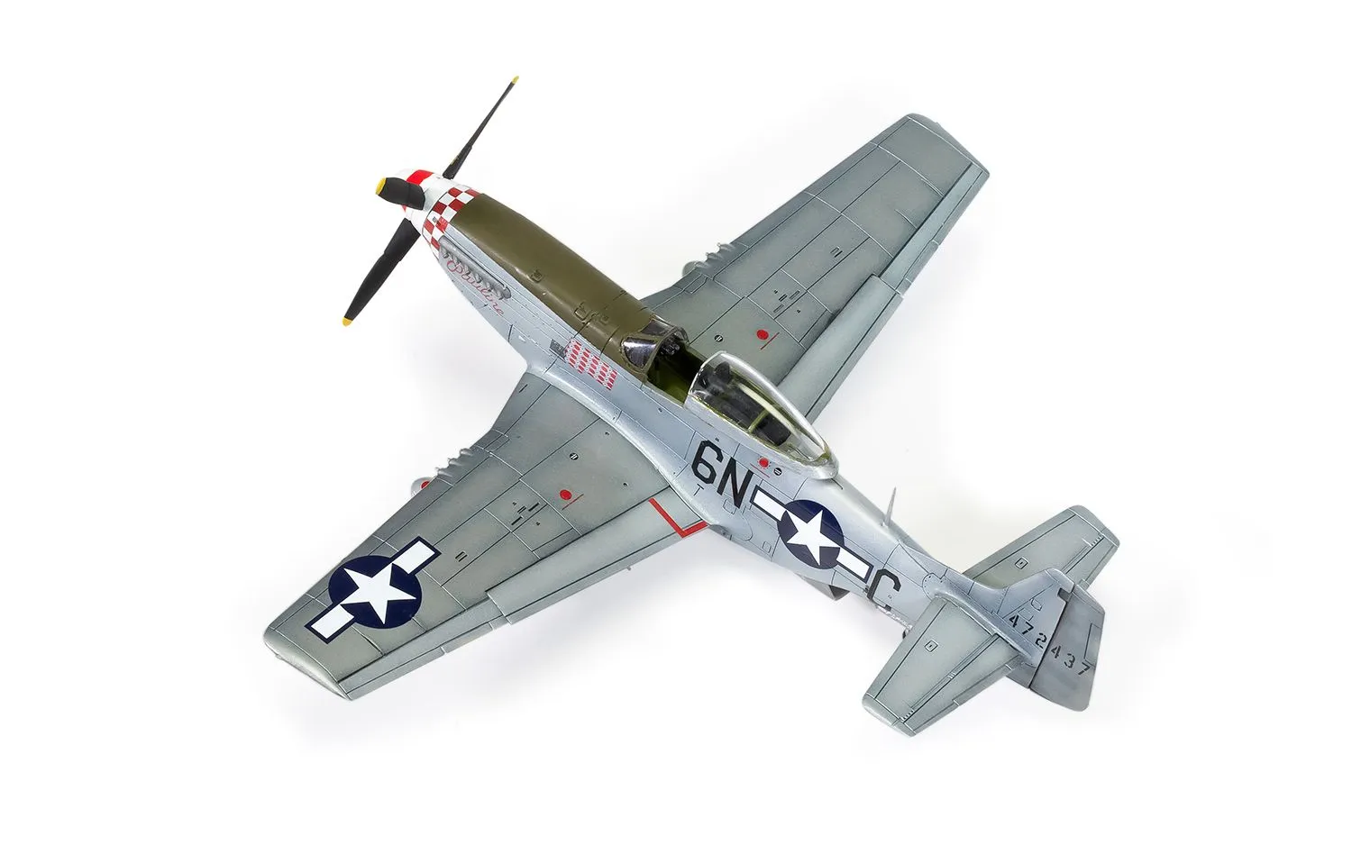 Bolt Action North American P-51D Mustang maquette avion plastique