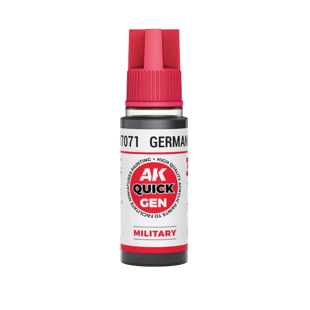 AK Interactive QuickGen GERMAN GREY peinture acrylique 17 ml gris