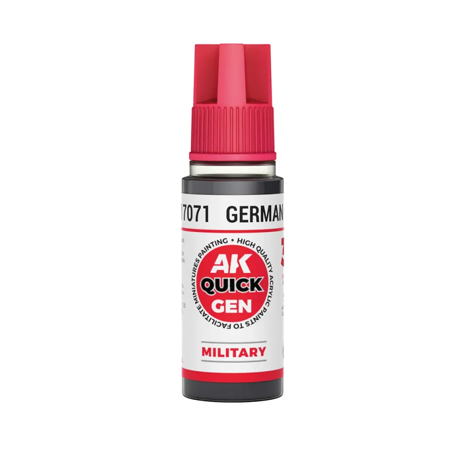 AK Interactive QuickGen GERMAN GREY peinture acrylique 17 ml gris
